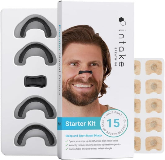Comfort Fit Nose Strips Starter Kit – Flexible Adhesive Strips for Everyday Comfort